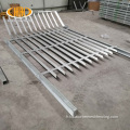 Panneaux de clôture en acier en acier de sécurité en revêtement en PVC
